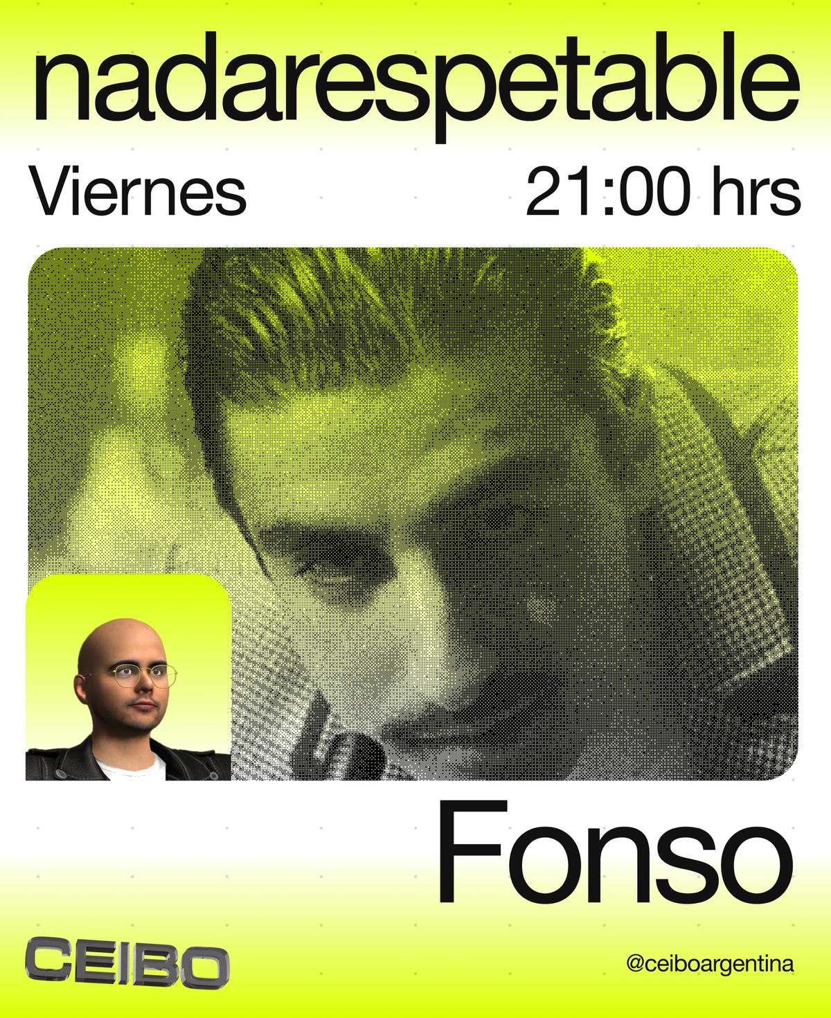 El último referente del rock nacional bebe vino con calvos