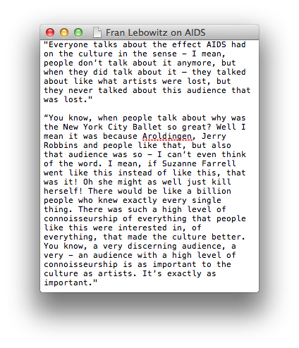 Apostilla sobre la BAF Week