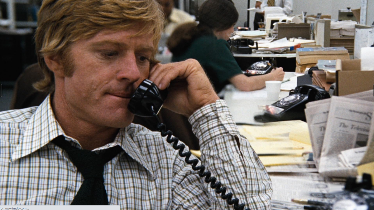On 'All the President's Men' (1976)