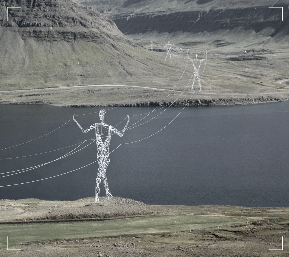 Literally 'Giant' Pylons