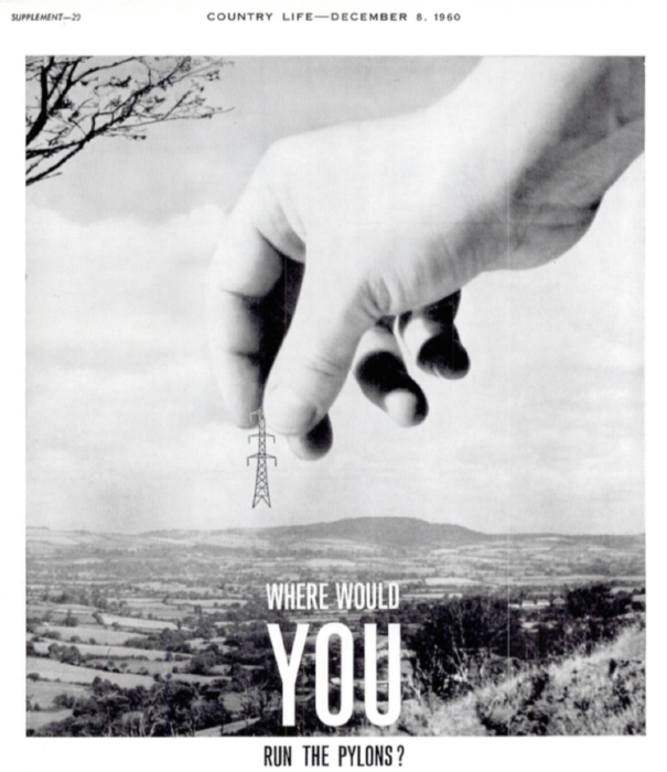 Country Life Pylon Advert 1960