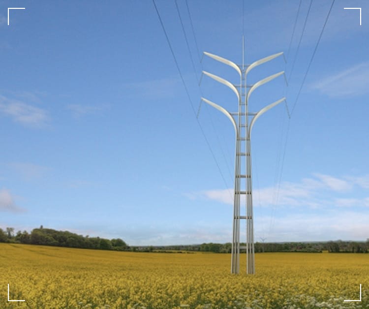 New Pylon Design Like a Flower