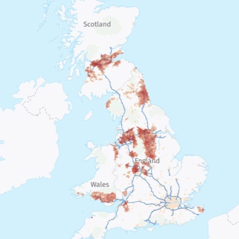 UK Minewater Geothermal Potential Locations