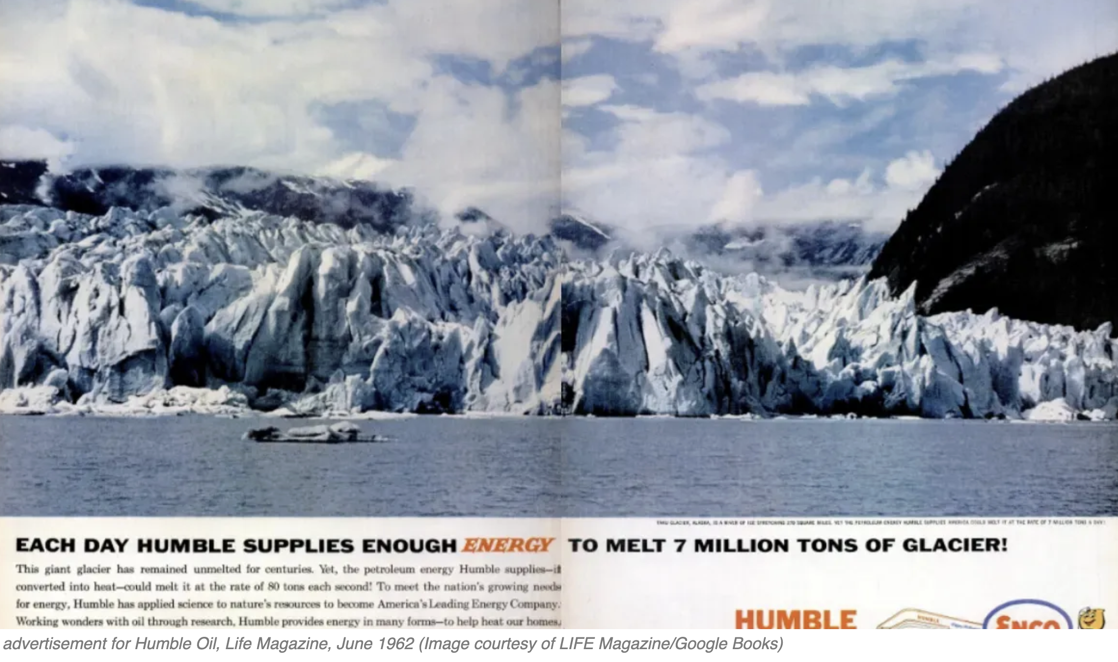 Enough Energy to Melt an Iceberg