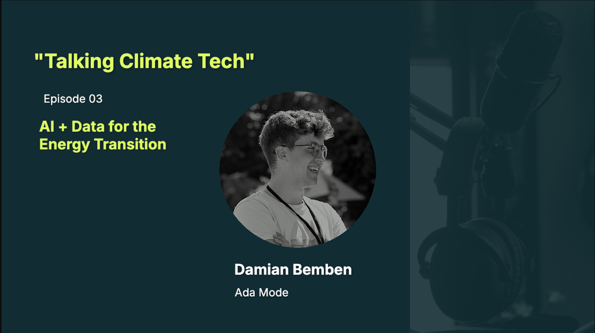 🎙️EP03 - AI + Data for the Energy Transition