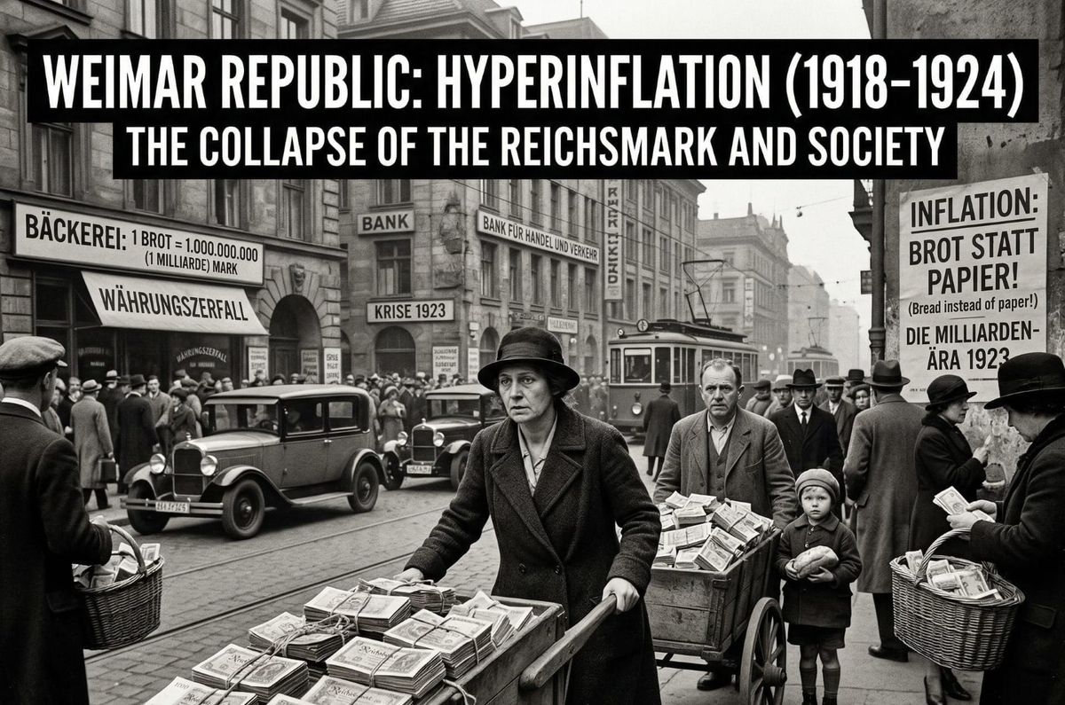 Germany’s Weimar Republic (1918–1924): Hyperinflation