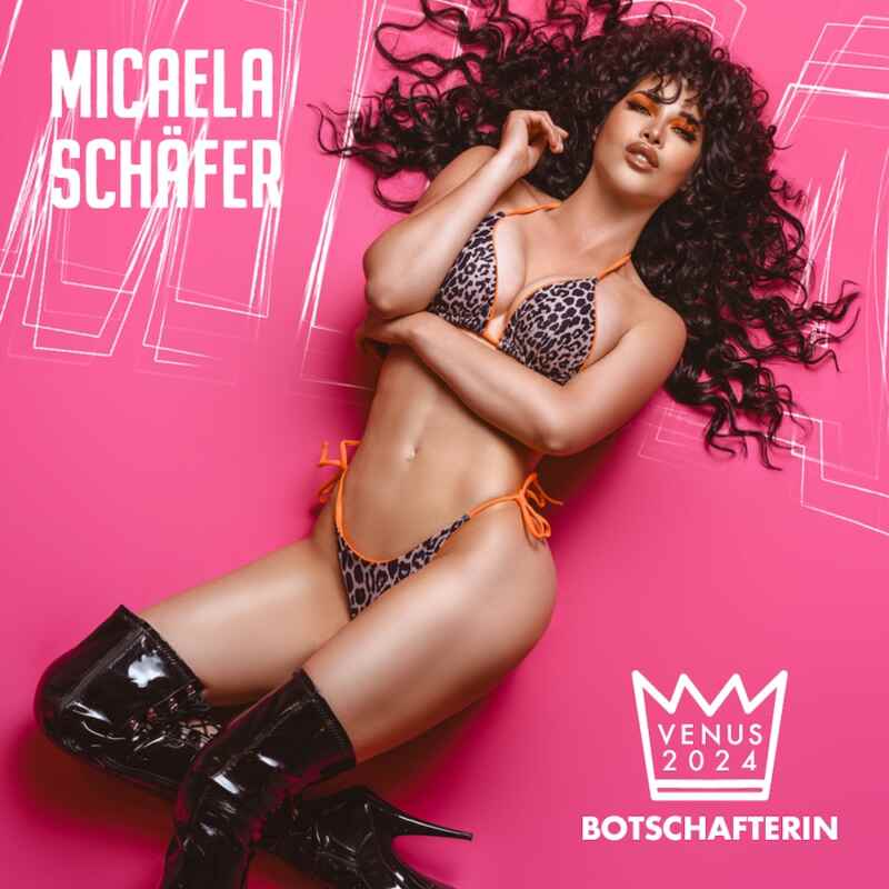 Micaela Schäfer Kein VENUS-Jahr ohne Nacktschnecke Micaela Schäfer! Das "VENUS-Urgestein" ist längst zu einem festen Bestandteil der Messe geworden und verkörpert zum mittlerweile 11. Mal wie keine andere den Spirit dieses Events. Micaela ist Stammgast auf den roten Teppichen und eine feste Größe in der Promi-Welt. Als Erotik-Model und eine der bekanntesten Persönlichkeiten der Branche wird Micaela auch in diesem Jahr wieder für zahlreiche Autogrammstunden und Meet & Greets zur Verfügung stehen. Ihre ungebrochene Popularität und ihre Verbundenheit zur VENUS machen sie zur unangefochtenen Ikone der Veranstaltung.