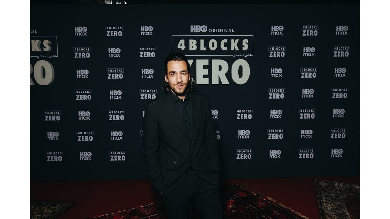 Tariq Al-Saies auf dem Roten Teppich der Weltpremiere von 4 Blocks Zero
