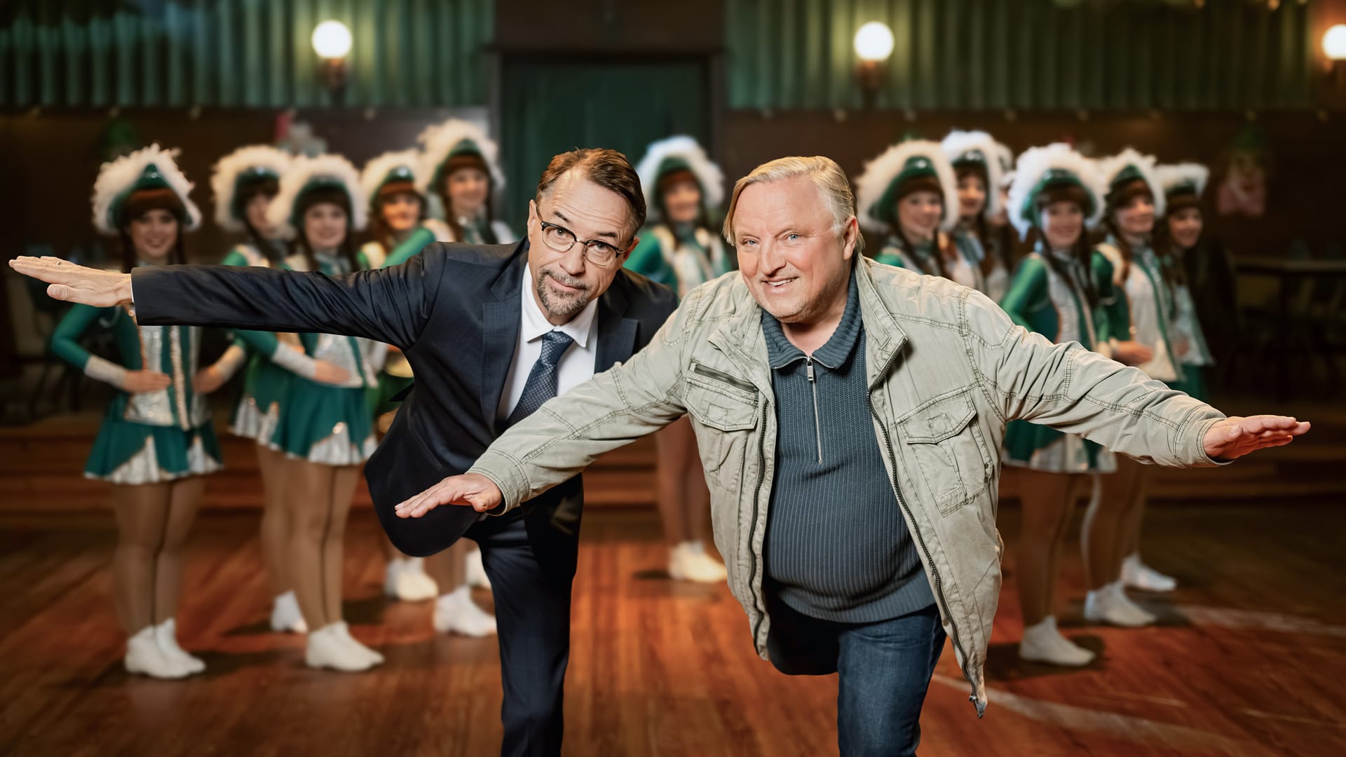 Prof. Boerne (Jan Josef Liefers) und Thiel (Axel Prahl) im Tatort: Narrentanz