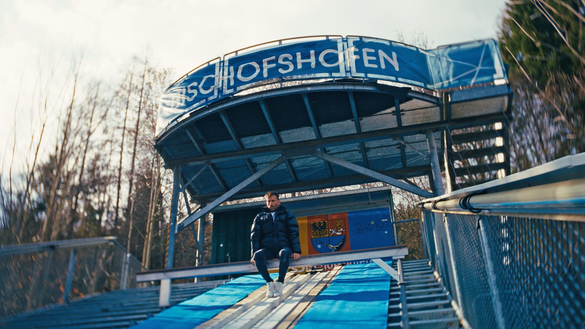 Schanzentisch in Bischofshofen, Szene aus Being Sven Hannawald