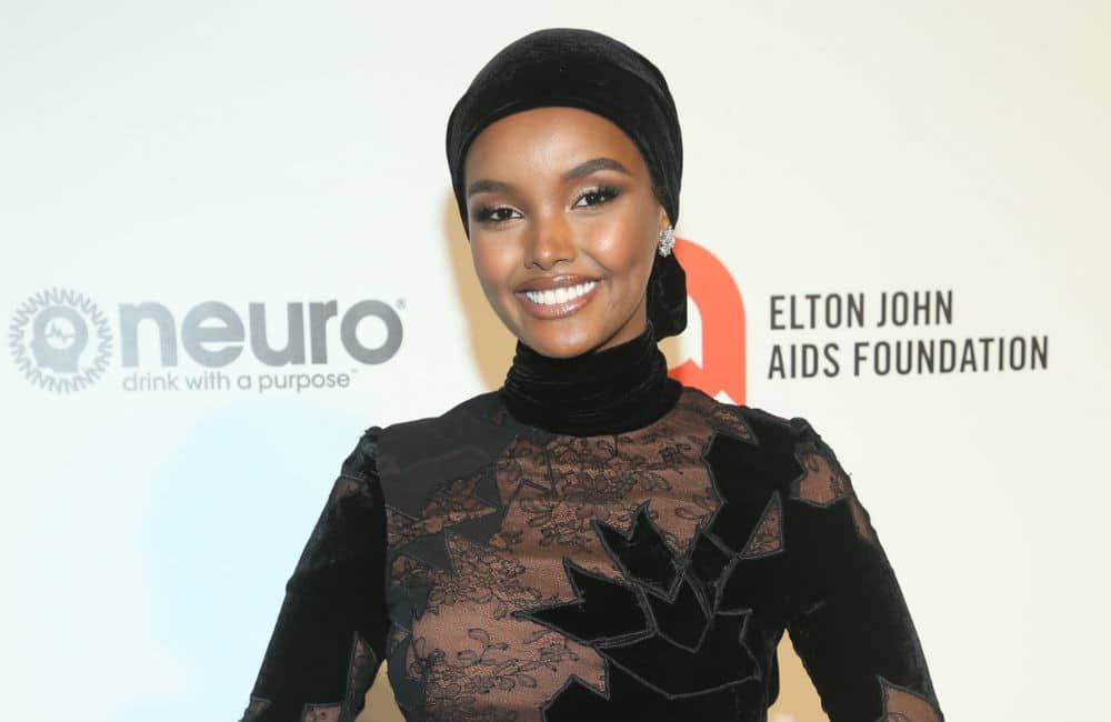 Halima Aden - Feb 2020 - Elton John AIDS Foundation Academy Awards - Famous