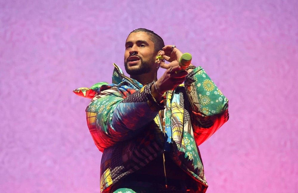 Bad Bunny performs  at the 2023 Coachella Valley Music and Arts Festival - Getty