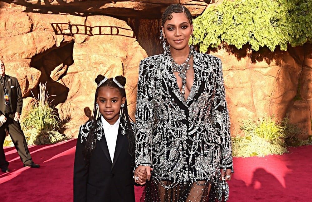 Beyonce - Blue Ivy Carter - Lion King premiere - July 2019 - Getty