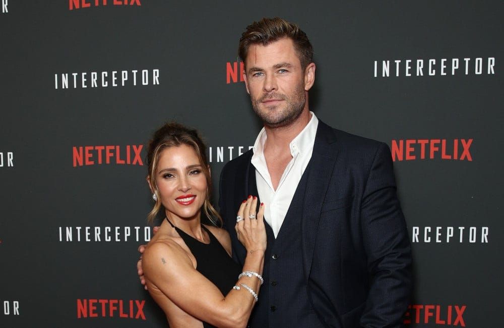 Elsa Pataky and Chris Hemsworth - Screening of Interceptor - Netflix - Getty