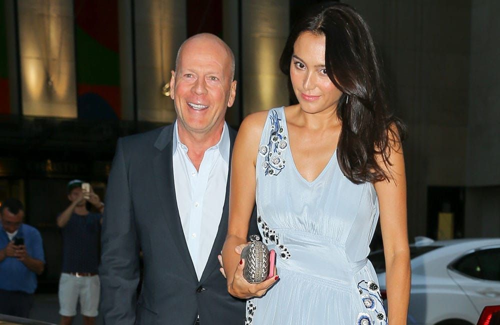 Bruce Willis and Emma Heming - 03.08.16 - Tony Bennett 90th birthday New York - Splash