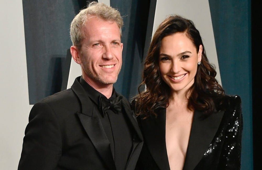Yaron Varsano and Gal Gadot attend the 2020 Vanity Fair Oscar Party - Getty