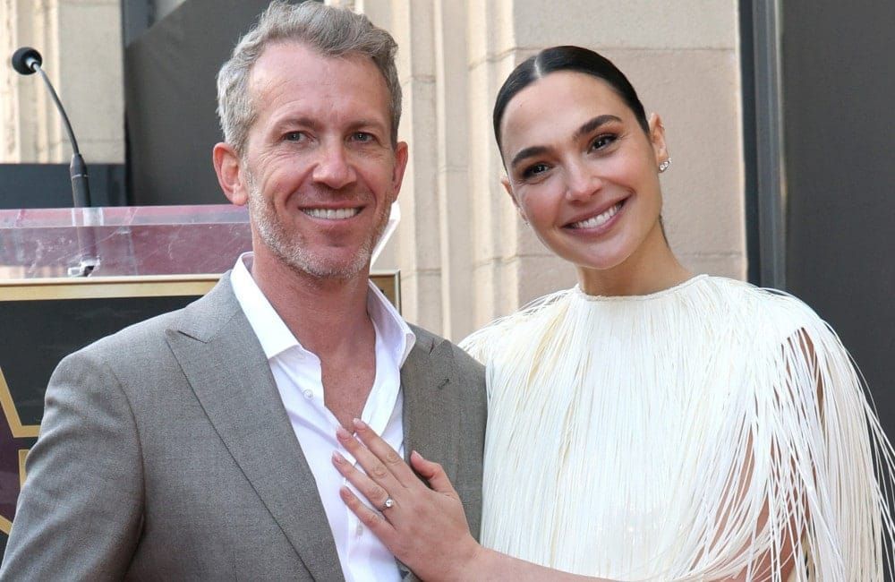 Gal Gadot and husband - March 2025  - Hollywood Walk of Fame ceremony - Getty