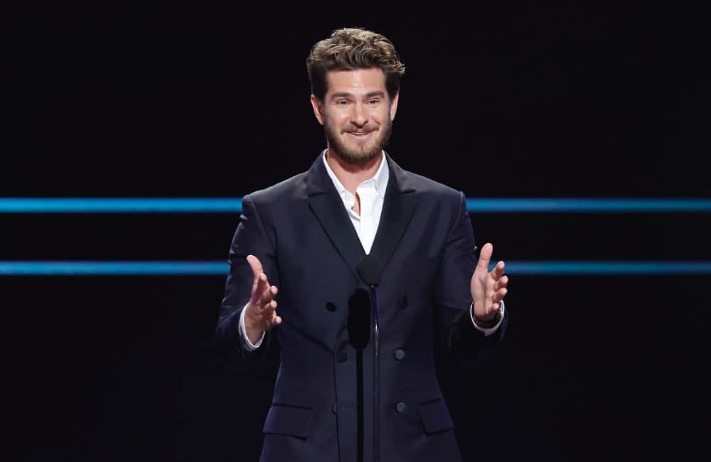 Andrew Garfield speaks onstage during the 29th Annual Screen Actors Guild Awards - Getty