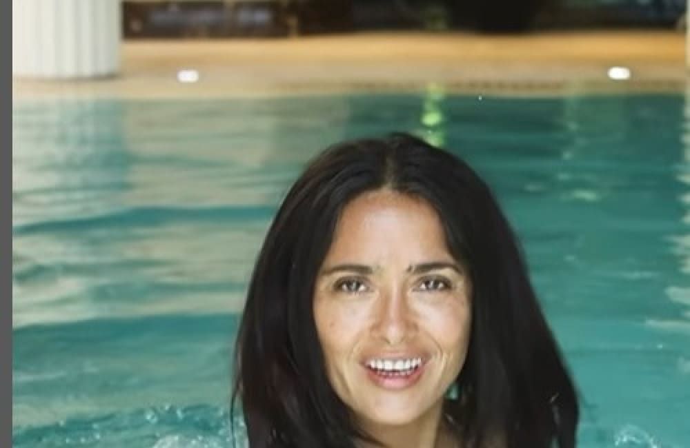 Salma Hayek - July 2023 - bikini - Instagram - ONE USE