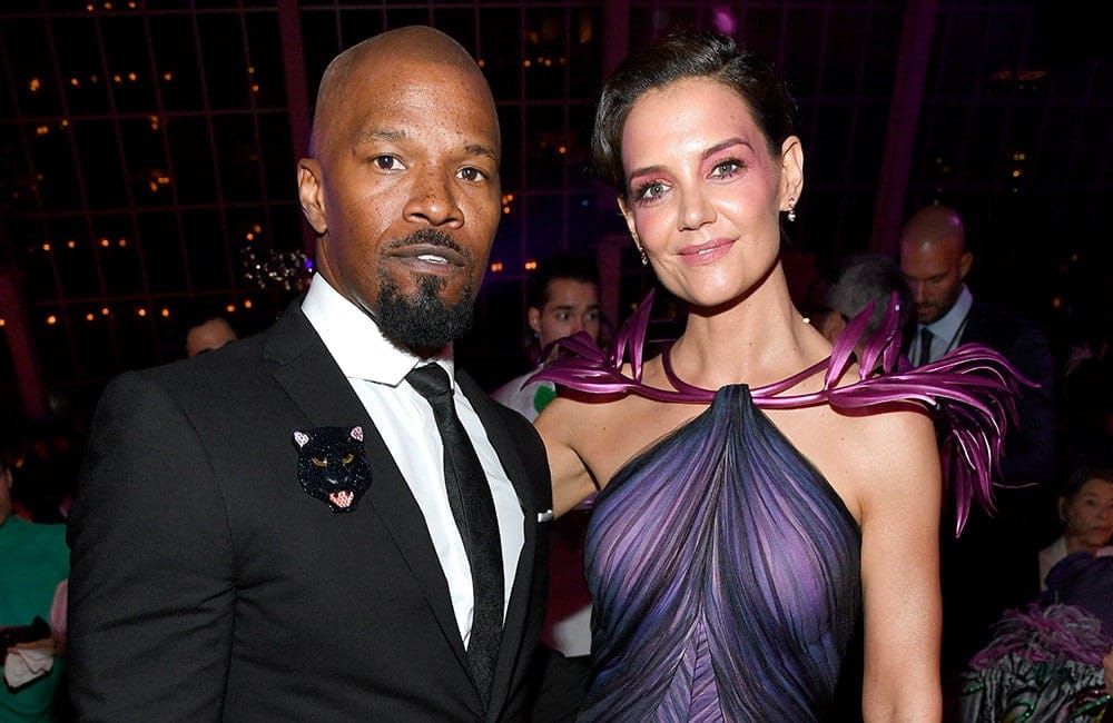 Jamie Foxx and Katie Holmes - May 2019 - Met Gala - Getty