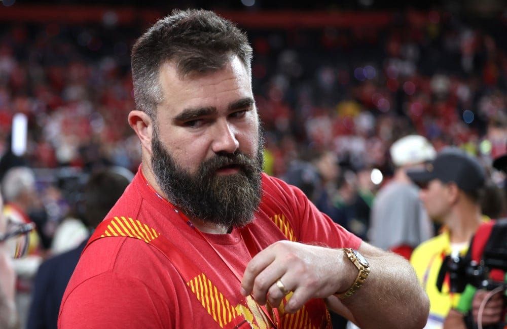 Jason Kelce -  Feb 2024 -m Super Bowl LVIII - Las Vegas - Getty
