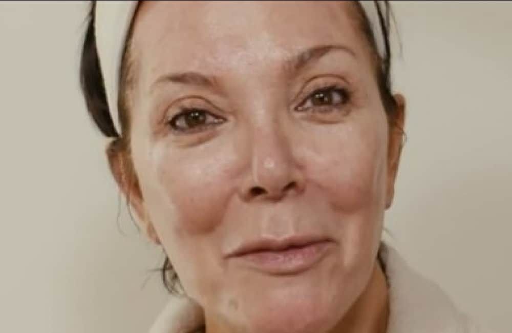 Kris Jenner - July 2022 - skincare routine - Instagram - ONE USE