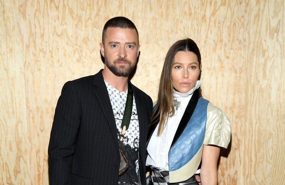 Justin Timberlake and Jessica Biel - Paris Fashion Week 2020 - Getty