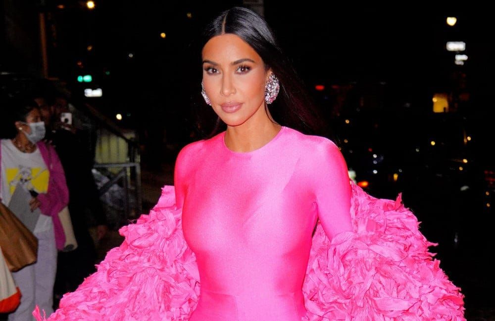 Kim Kardashian arrives at the after party for Saturday Night Live on October 10 2021 - Getty