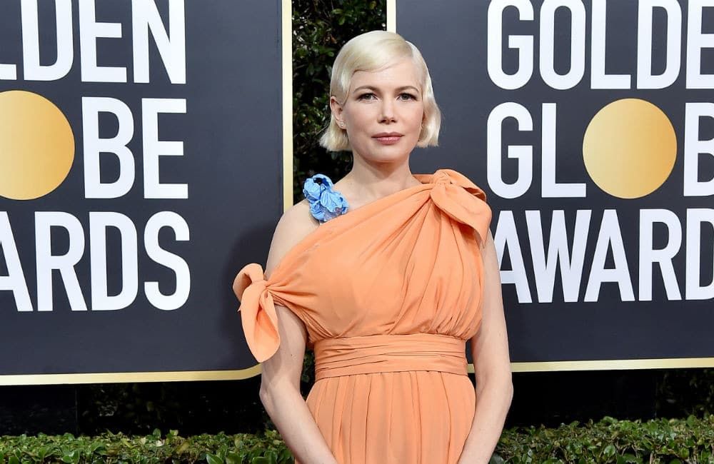 Michelle Williams  at the Golden Globe Awards January 2020 Getty