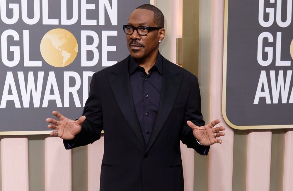 Eddie Murphy at the Golden Globe Awards - Getty - January 2023