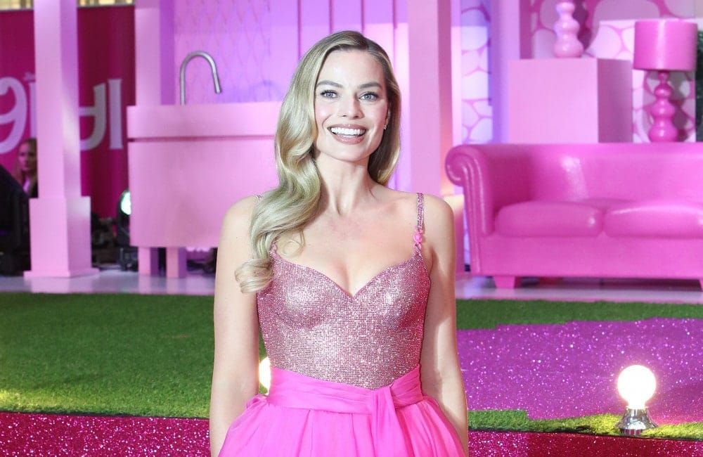 Margot Robbie attends the Seoul Premiere - Barbie - Getty