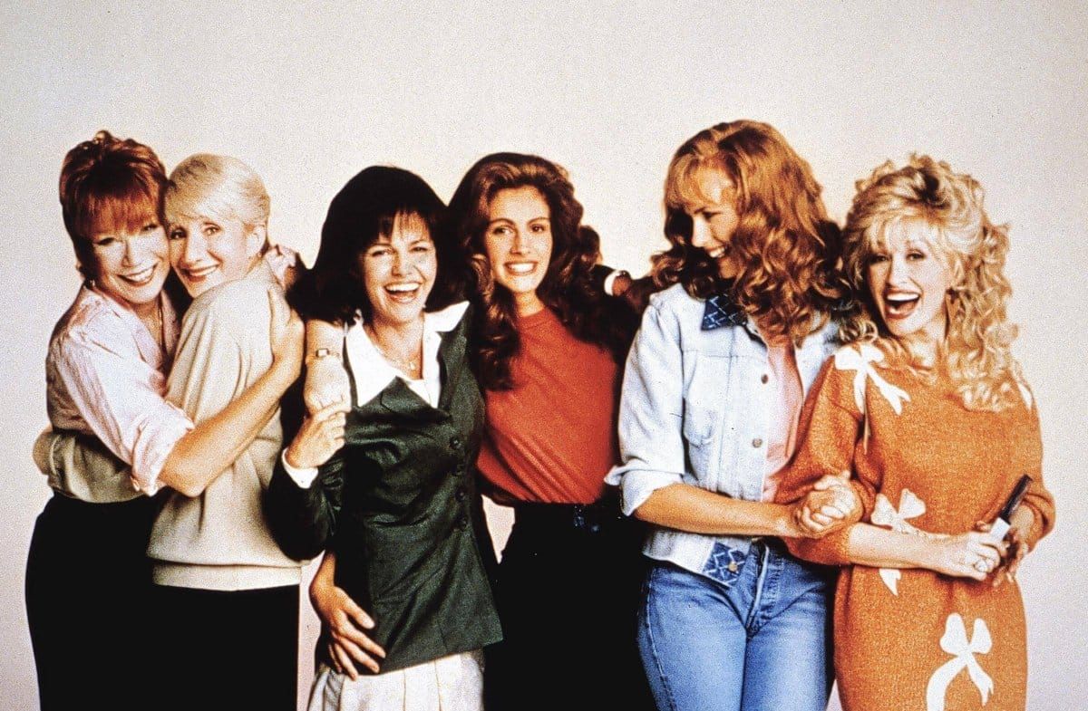 Shirley MacLaine, Olympia Dukakis, Sally Field, Julia Roberts, Daryl Hannah und Dolly Parton (v.l.n.r.) standen für "Magnoli…