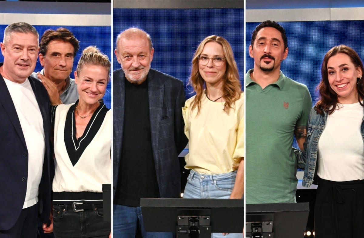 "Gefragt - Gejagt: Quiz-Marathon" diesmal unter anderem mit (v.l.): Joachim Llambi, Oliver Mommsen, Rhea Harder-Vennewald, L…