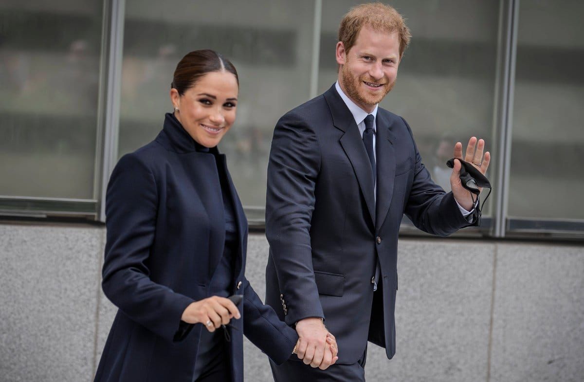 Zurück in Großbritannien, aber nicht zurück im Palast: Herzogin Meghan und Prinz Harry.