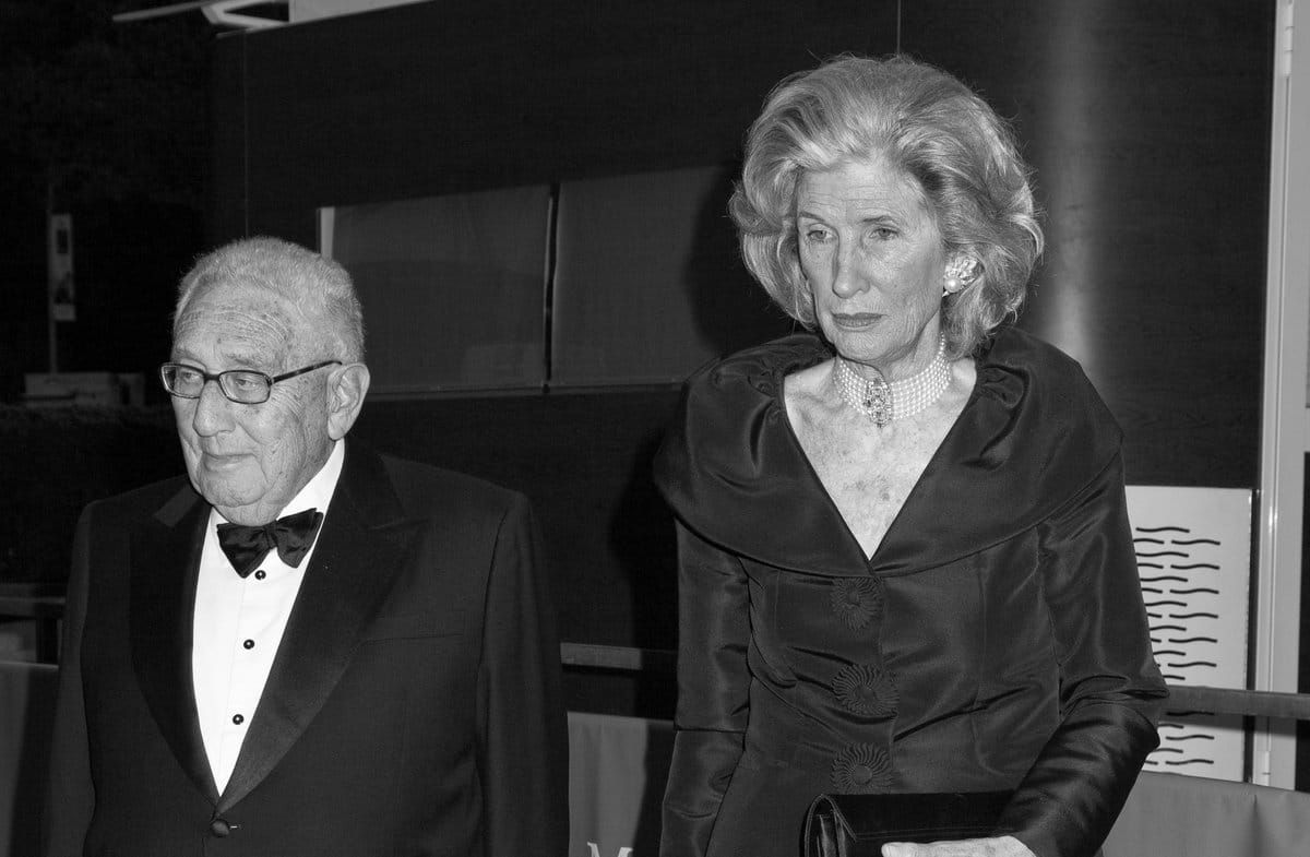 Nancy Kissinger und ihr Ehemann Henry bei einem Event im Jahr 2009 in New York.