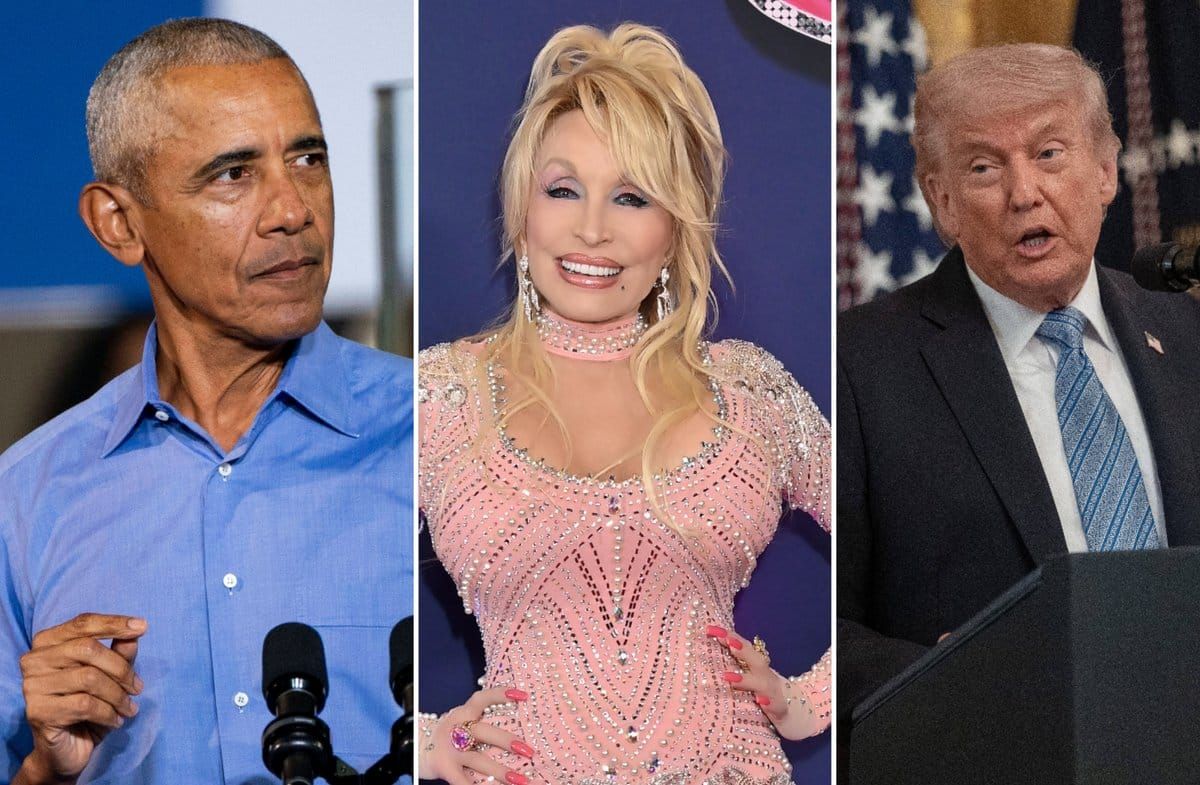 Barack Obama und Donald Trump veröffentlichten Statements zum Tod von Dolly Parton.