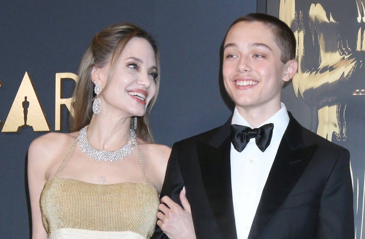 Angelina Jolie und ihr Sohn Knox, hier vor rund zwei Jahren, haben die Ukraine besucht.