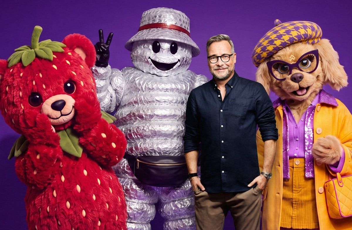 Erdbär, Bubble und Emily Wau werden bei Matthias Opdenhövel um den "Masked Singer"-Pokal singen.