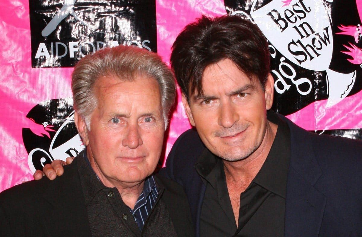 Martin und Charlie Sheen bei einem Event 2007.