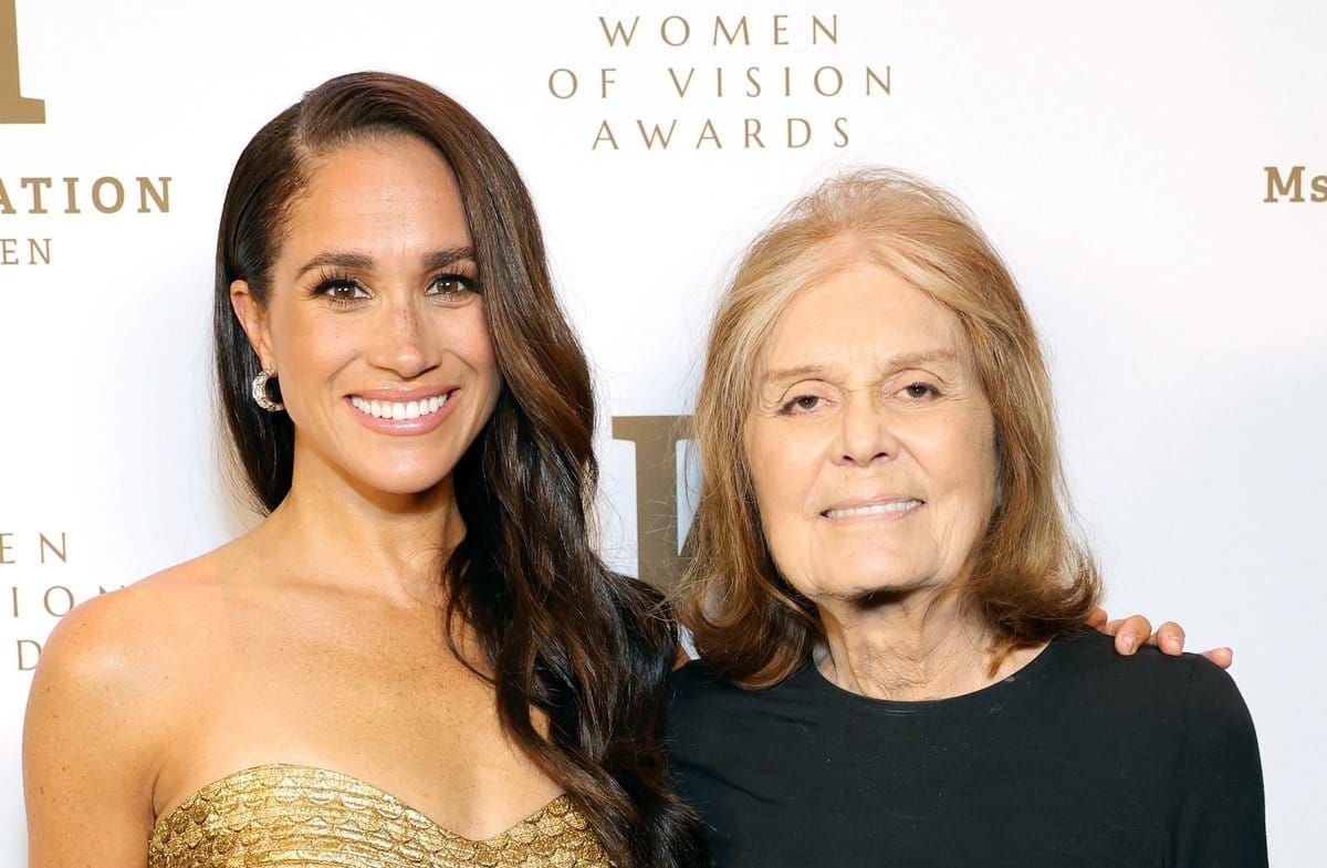 Herzogin Meghan (li.) und Gloria Steinem bei einem gemeinsamen Auftritt.