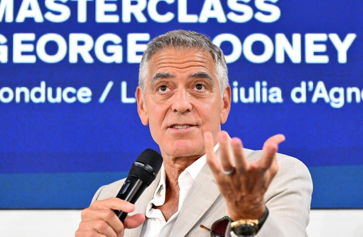 George Clooney hielt bei den Filmfestspielen in Venedig am Donnerstag eine Masterclass.