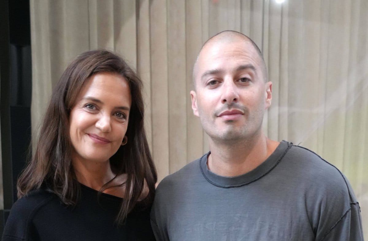 Katie Holmes und Jason Bard Yarmosky bei der Fashion Week in New York.