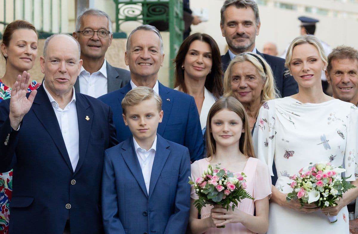 Die Fürstenfamilie von Monaco beim "U Cavagnëtu".