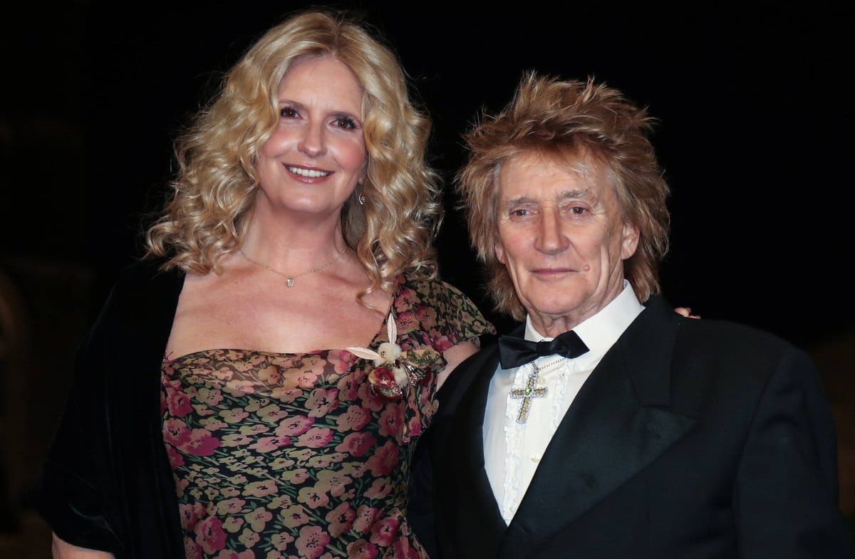 Penny Lancaster und Rod Stewart auf einer Aufnahme vom Beginn dieses Jahres.