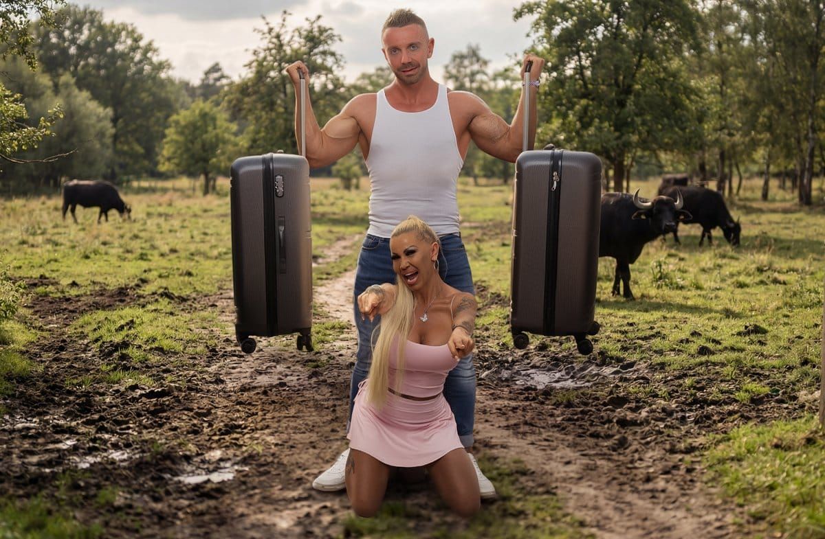 Ginger Costello-Wollersheim und Lukas Reiter sind das zweite Nachrückerpaar in der aktuellen "Sommerhaus der Stars"-Staffel.