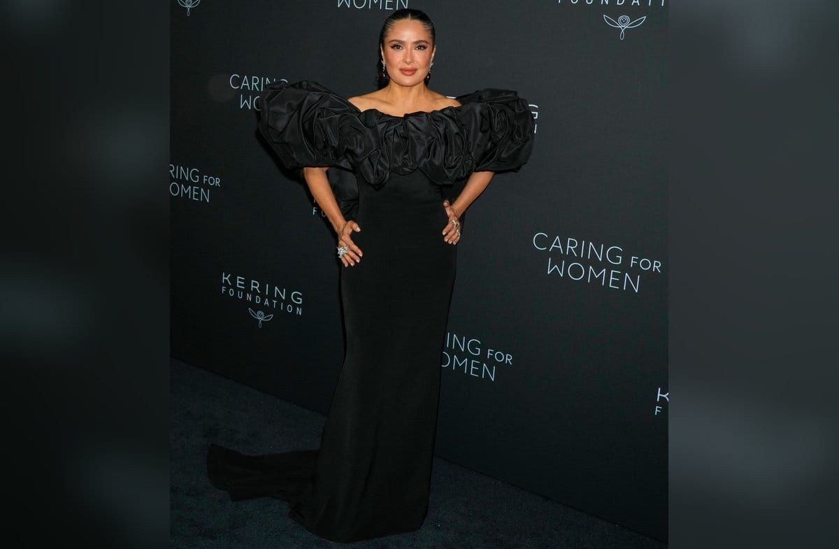 Salma Hayek war beim "Caring for Women Dinner" eine der Gastgeberinnen.
