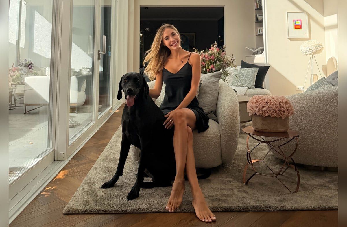 Alena Gerber hat ihren Hund Onyx aus dem Tierheim adoptiert und setzt sich dafür ein, dass andere es ihr gleichtun.