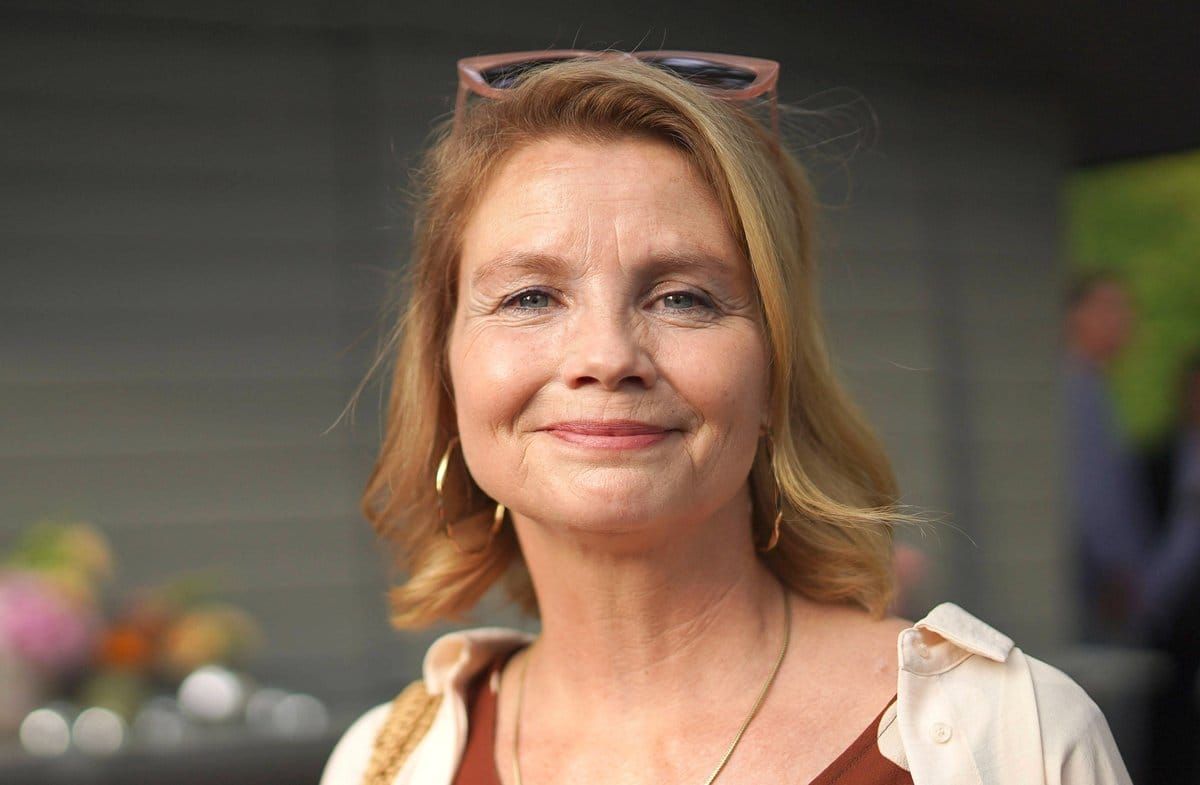 Annette Frier erhält den Blauen Panther in der Kategorie "Besondere kreative Gesamtleistung".