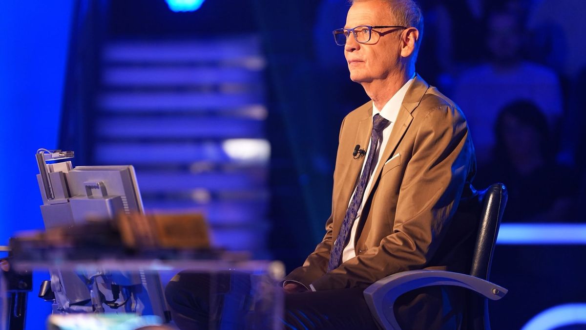 Günther Jauch im Studio von "Wer wird Millionär?"