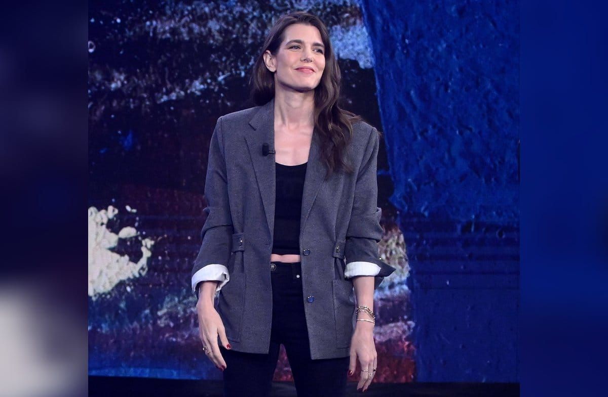 Charlotte Casiraghi bei "Che tempo che fa".